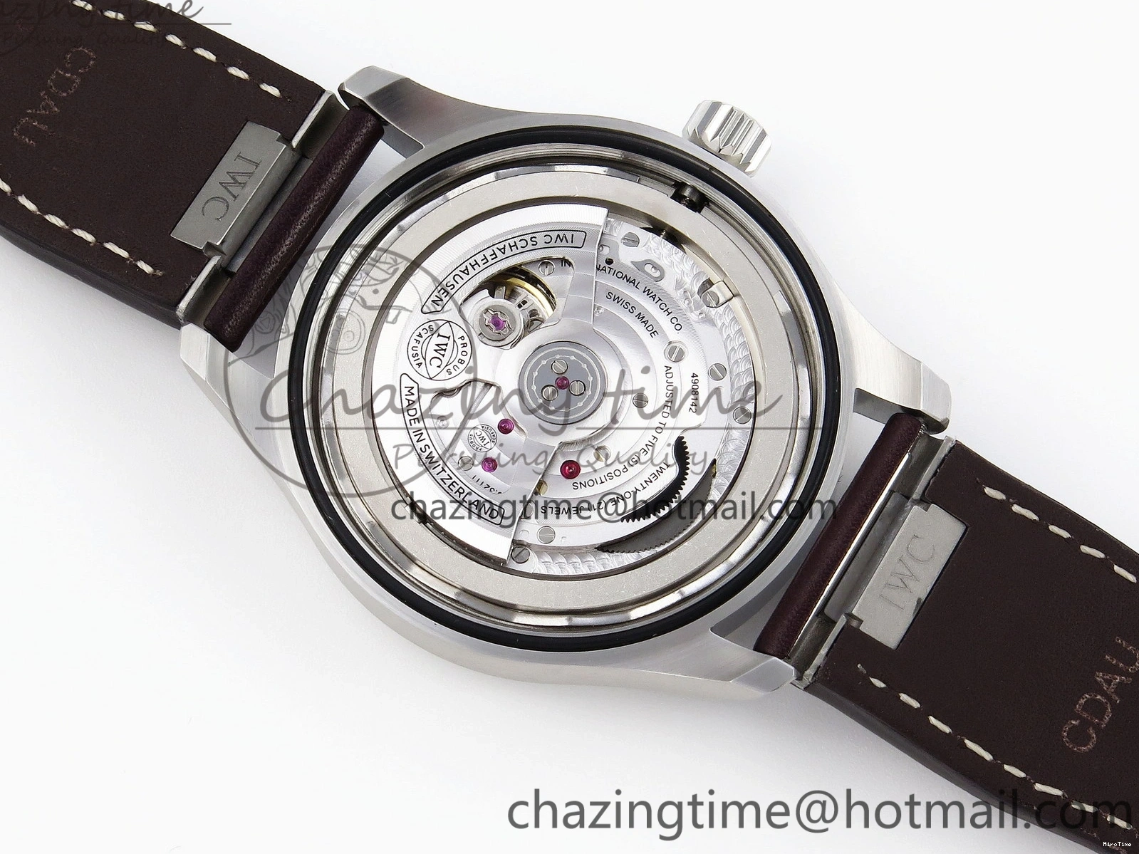 MIROTIME 0514 Pilot Mark XX IW328205 ZF 1:1 Best Edition Green Dial on Brown Leather Strap A UrbanStyle 7029